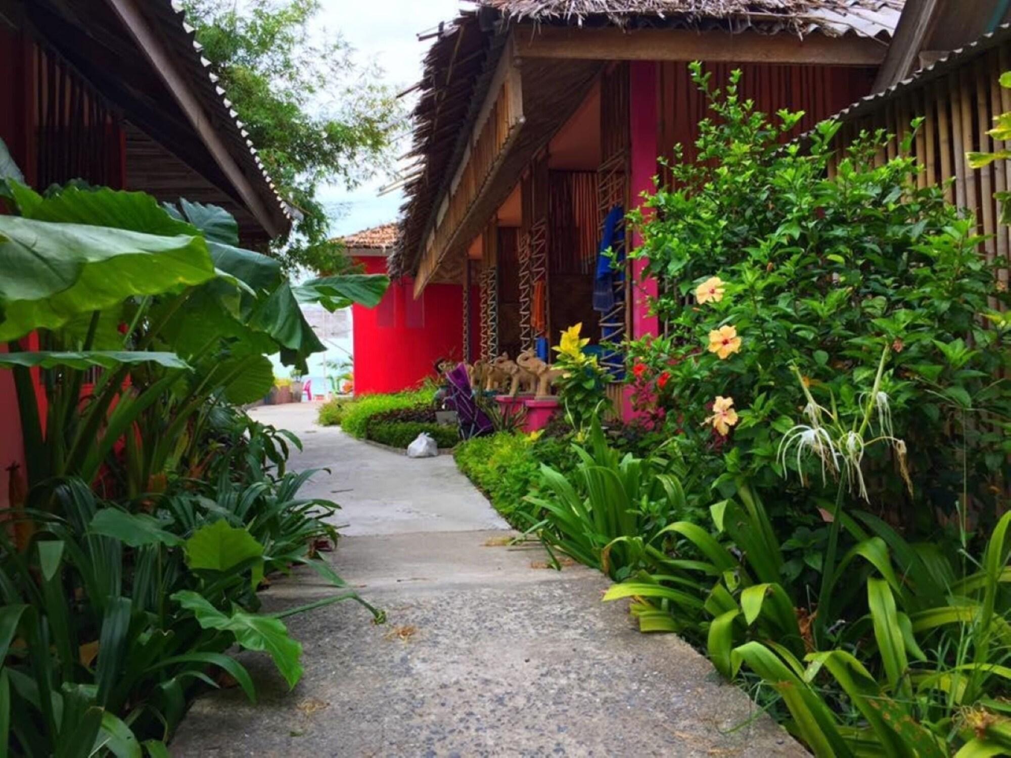 Cha-Ba Bungalow & Art Gallery Ко-Ланта Экстерьер фото